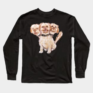 Cerberus the Shih Tzu of "Aphrodite's Love Myths" Long Sleeve T-Shirt